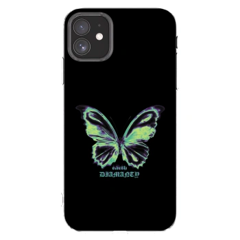 Picasee silikonowe przeźroczyste etui na Apple iPhone 11 - Diamanty Blue