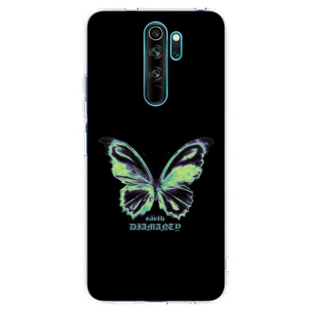Etui na Xiaomi Redmi Note 8 Pro - Diamanty Blue