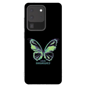 Picasee silikonowe przeźroczyste etui na Samsung Galaxy S20 Ultra 5G G988F - Diamanty Blue