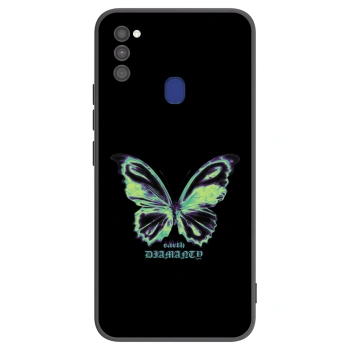 Etui na Samsung Galaxy M21 M215F - Diamanty Blue