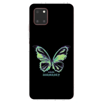 Picasee silikonowe przeźroczyste etui na Samsung Galaxy Note 10 Lite N770F - Diamanty Blue