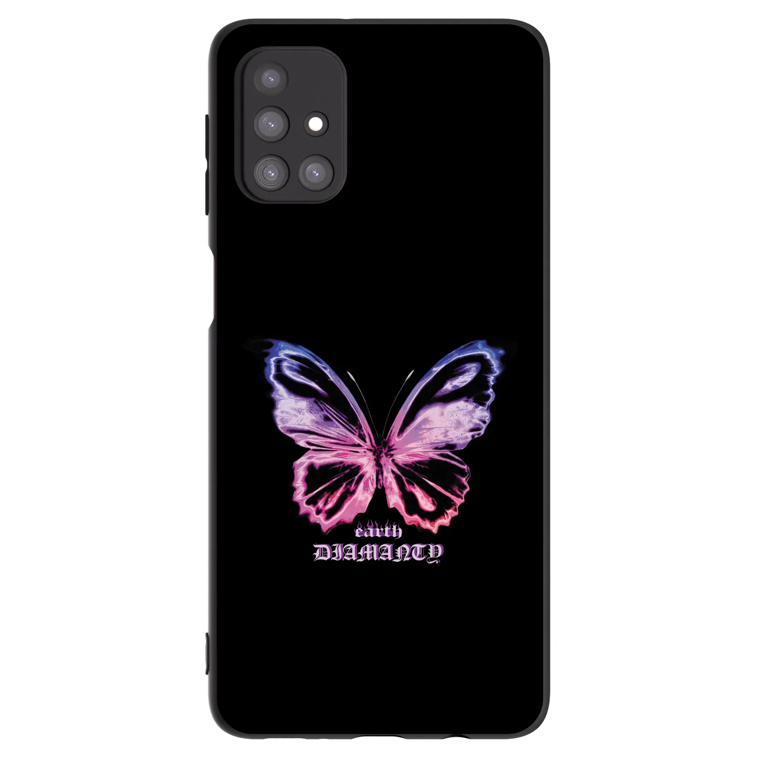 Picasee silikonowe czarne etui na Samsung Galaxy M31s - Diamanty Purple