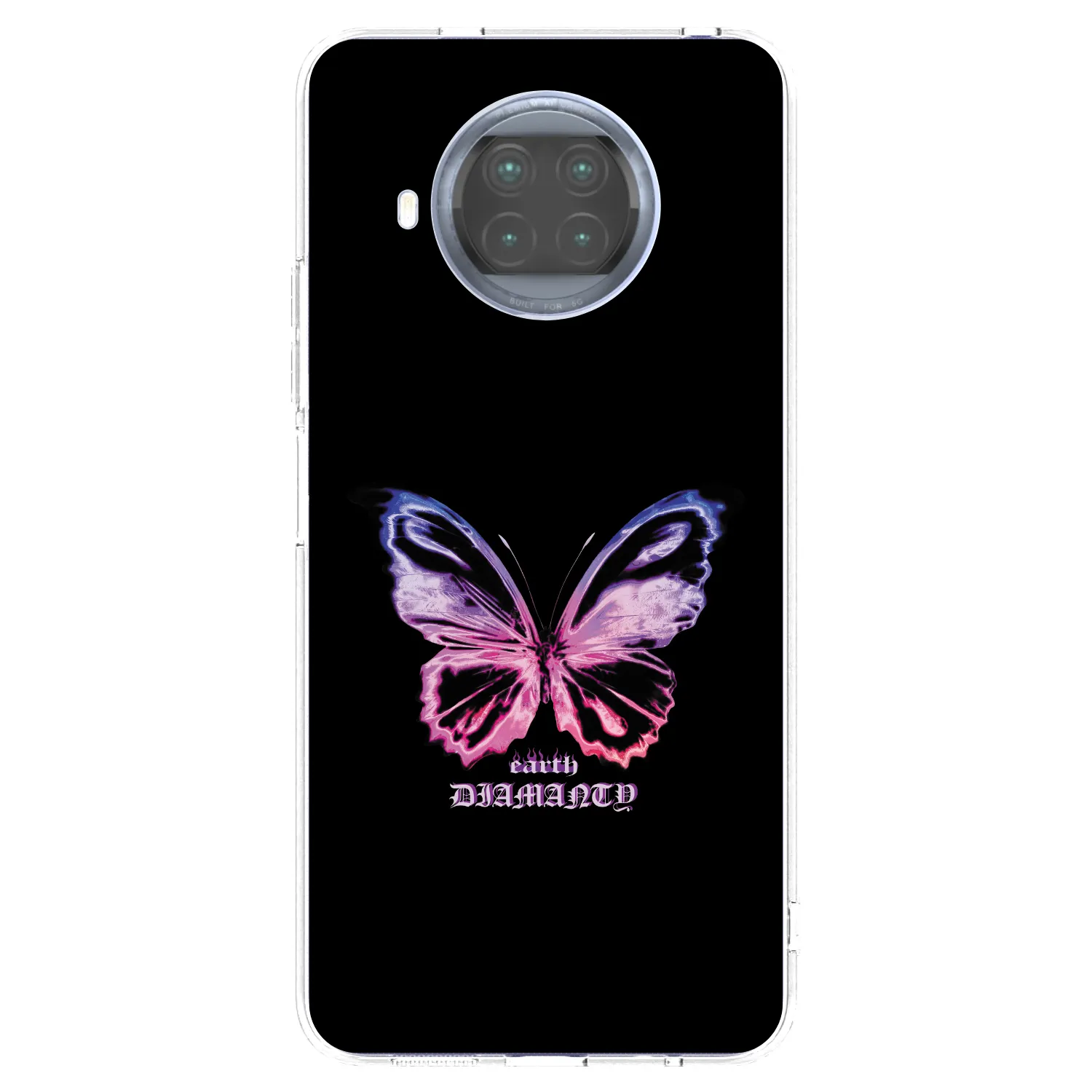 Picasee silikonowe przeźroczyste etui na Xiaomi Mi 10T Lite - Diamanty Purple