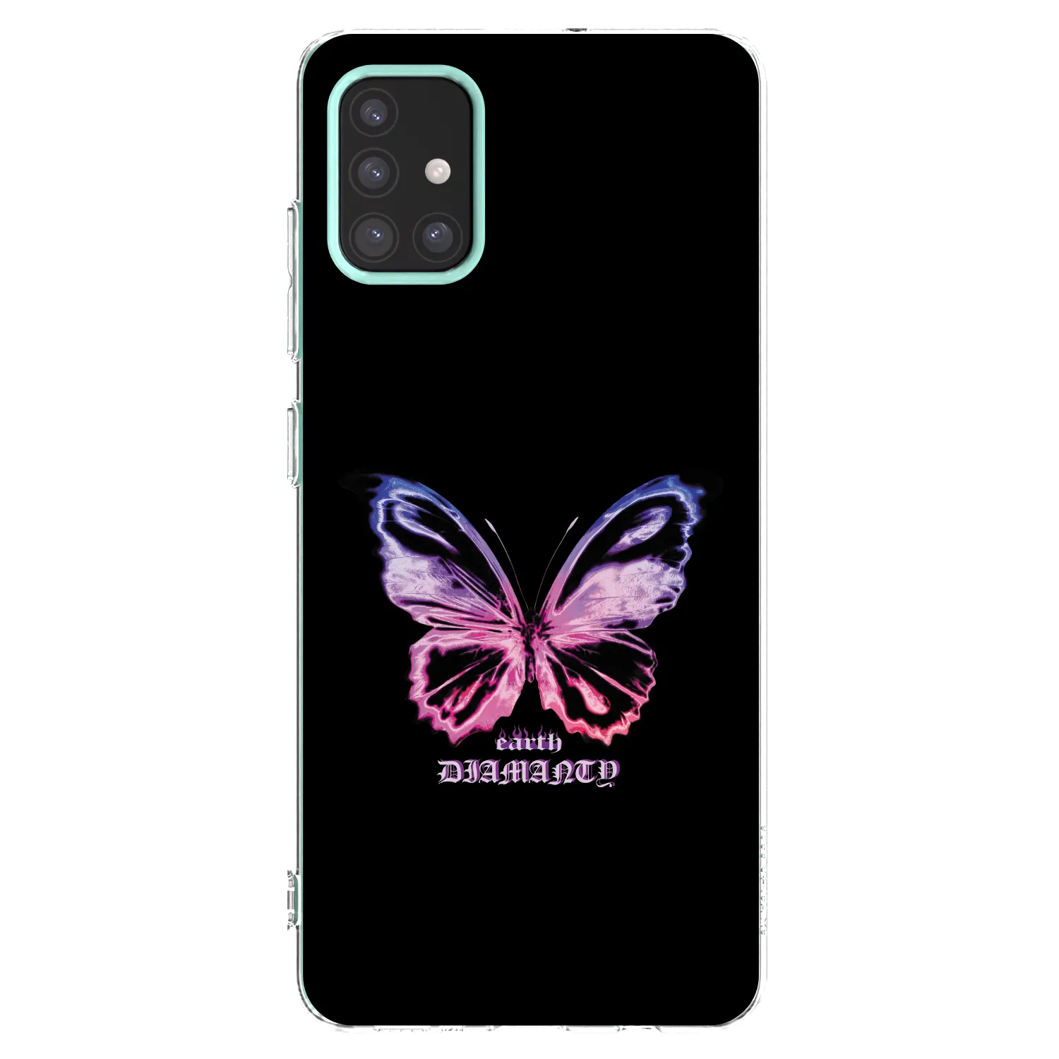 Picasee silikonowe przeźroczyste etui na Samsung Galaxy M31s - Diamanty Purple