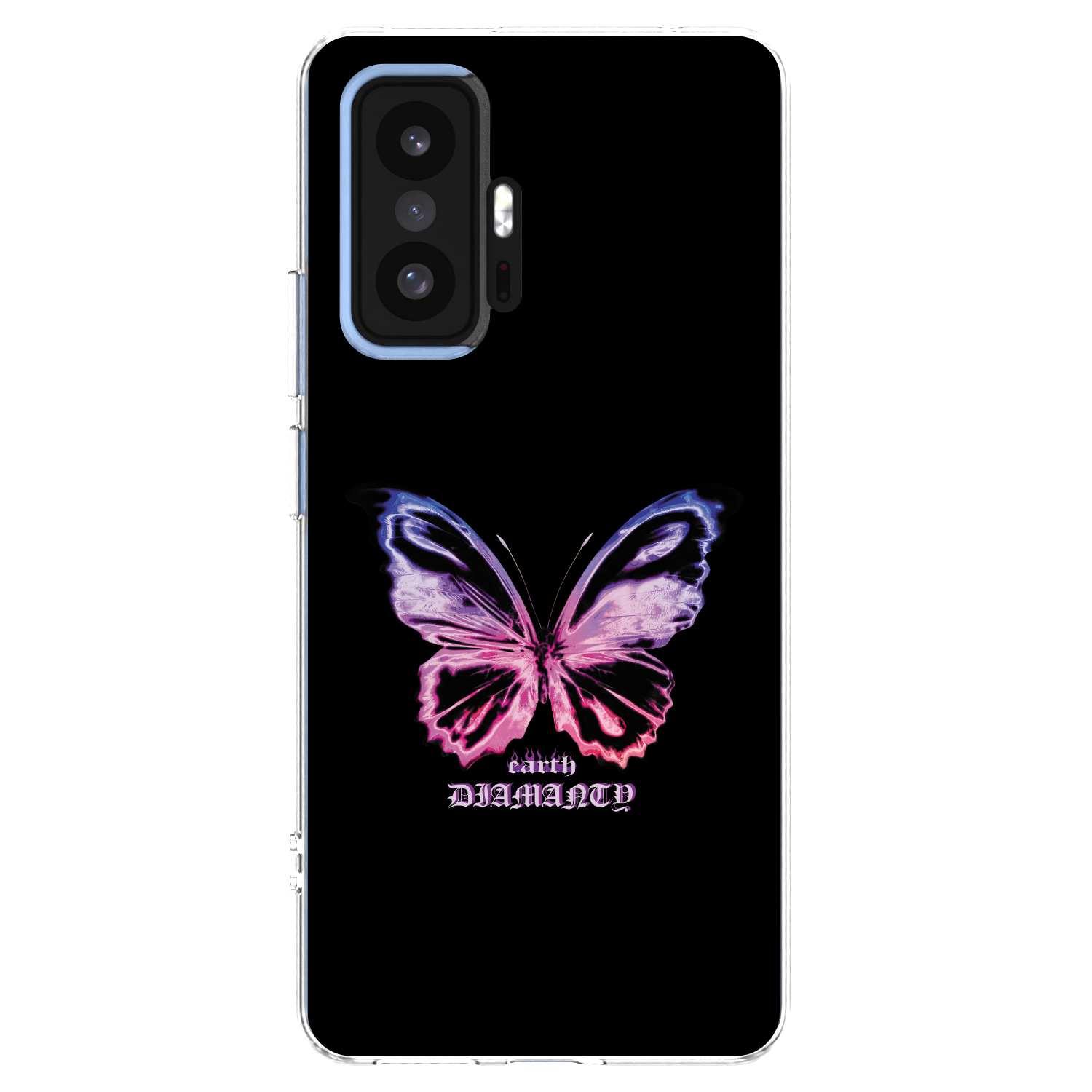 Picasee silikonowe przeźroczyste etui na Xiaomi 11T Pro - Diamanty Purple