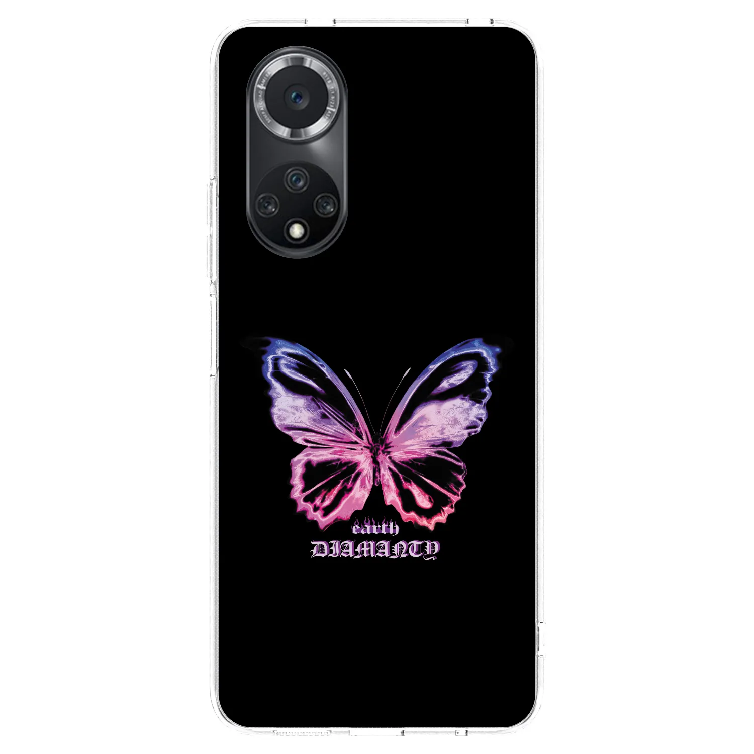 Picasee silikonowe przeźroczyste etui na Huawei Nova 9 SE - Diamanty Purple