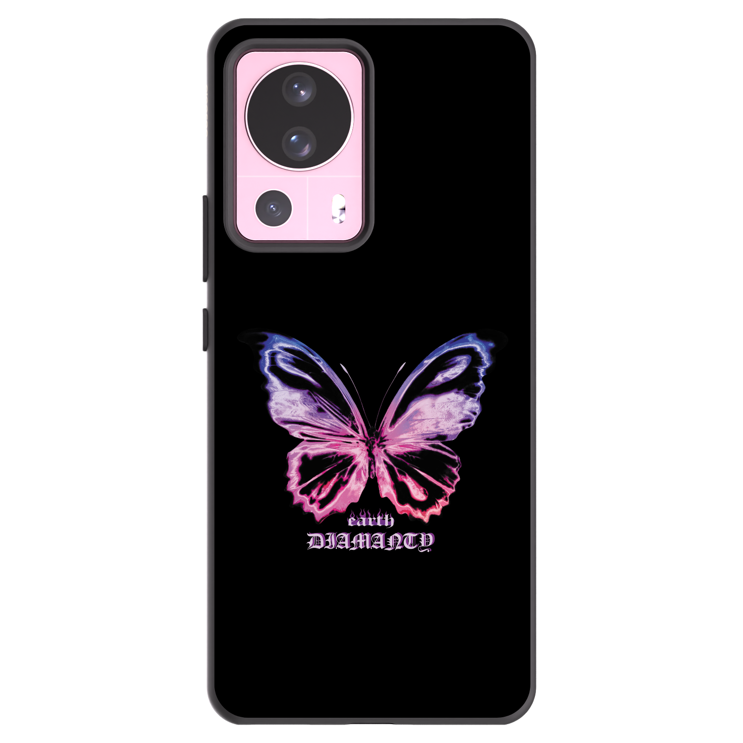 Picasee silikonowe czarne etui na Xiaomi 13 Lite - Diamanty Purple