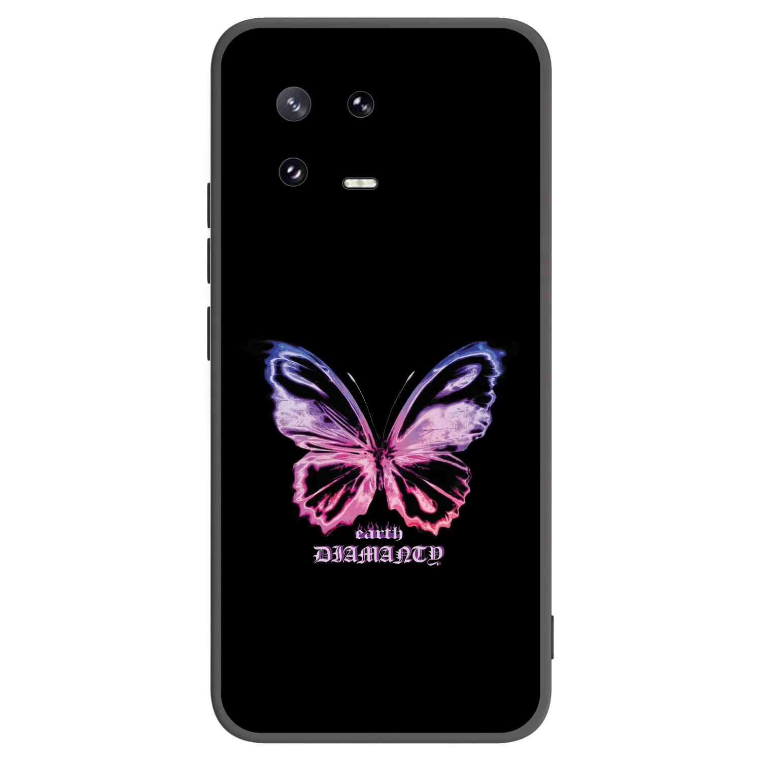 Picasee silikonowe czarne etui na Xiaomi 13 Pro - Diamanty Purple