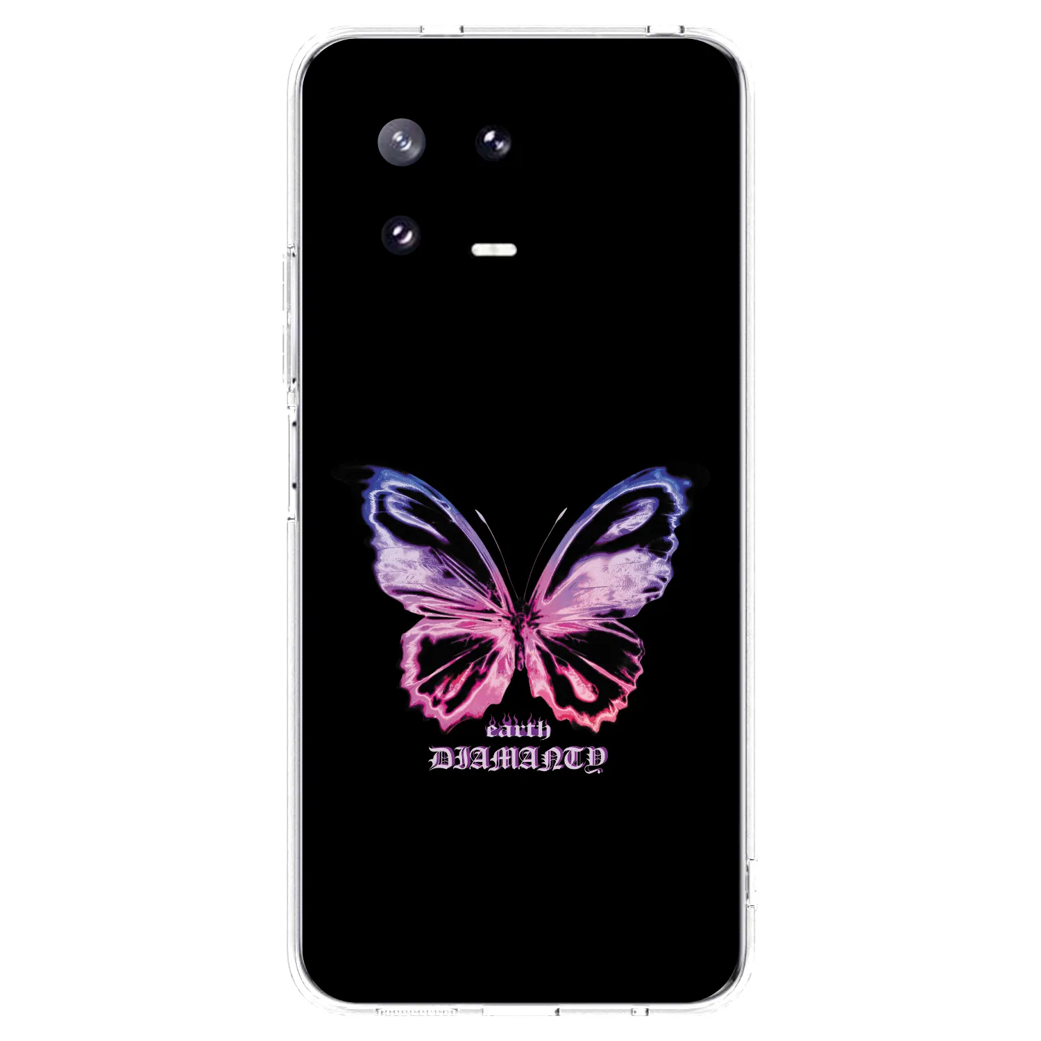 Picasee silikonowe przeźroczyste etui na Xiaomi 13 Pro - Diamanty Purple