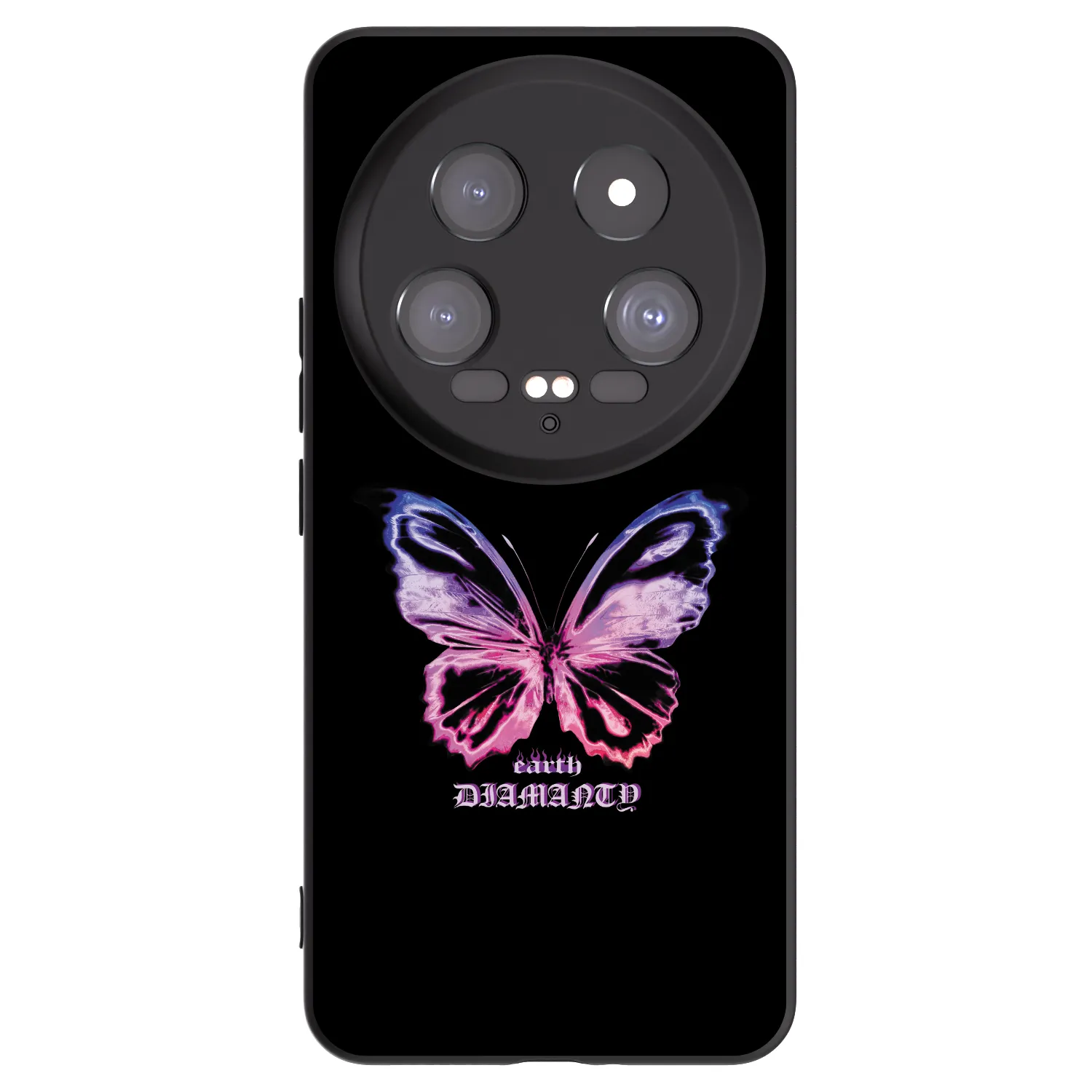 Picasee silikonowe czarne etui na Xiaomi 14 Ultra - Diamanty Purple
