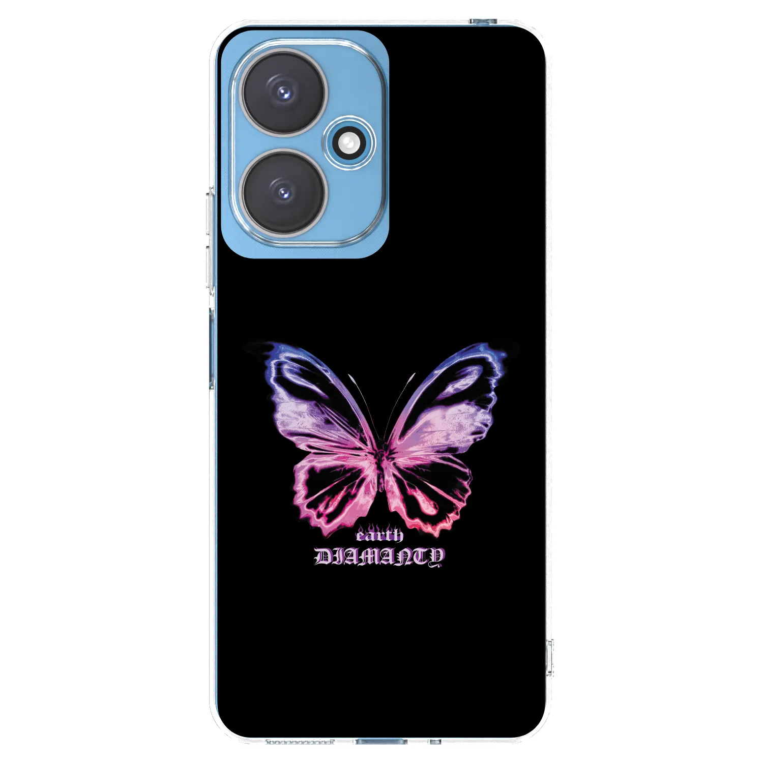 Picasee silikonowe przeźroczyste etui na Xiaomi Redmi 13C 5G - Diamanty Purple