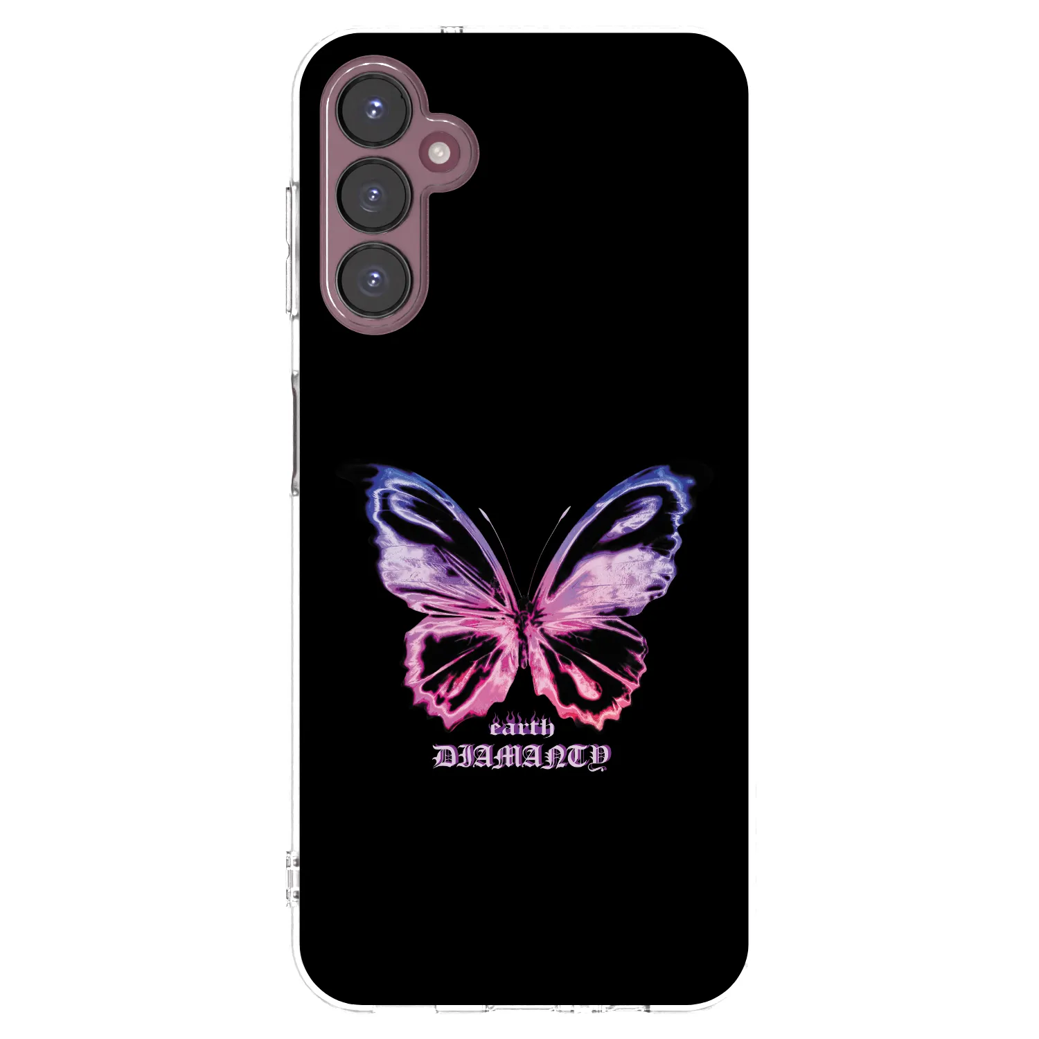 Picasee silikonowe przeźroczyste etui na Samsung Galaxy A05s A057G - Diamanty Purple
