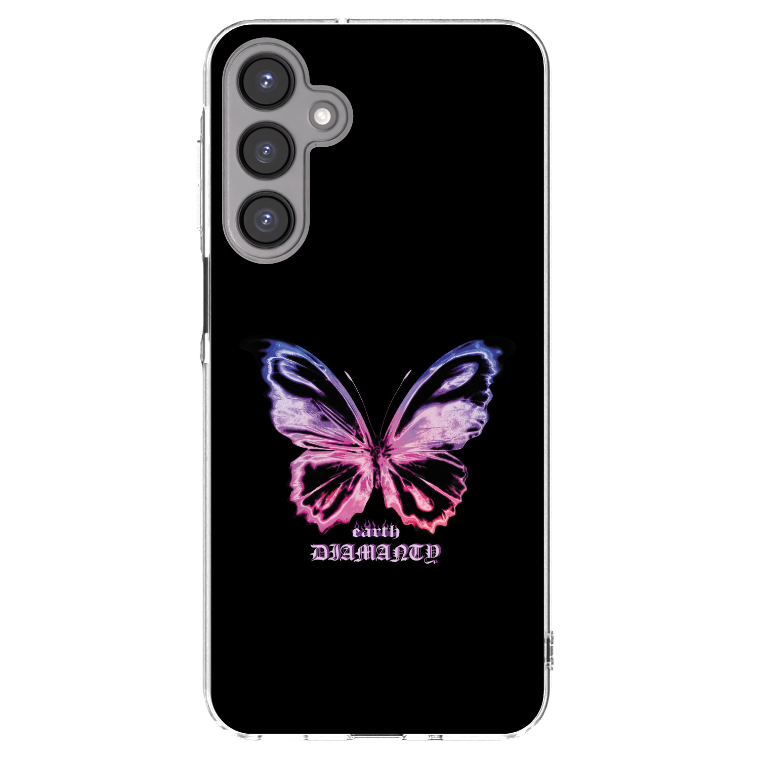 Picasee silikonowe przeźroczyste etui na Samsung Galaxy A16 5G - Diamanty Purple
