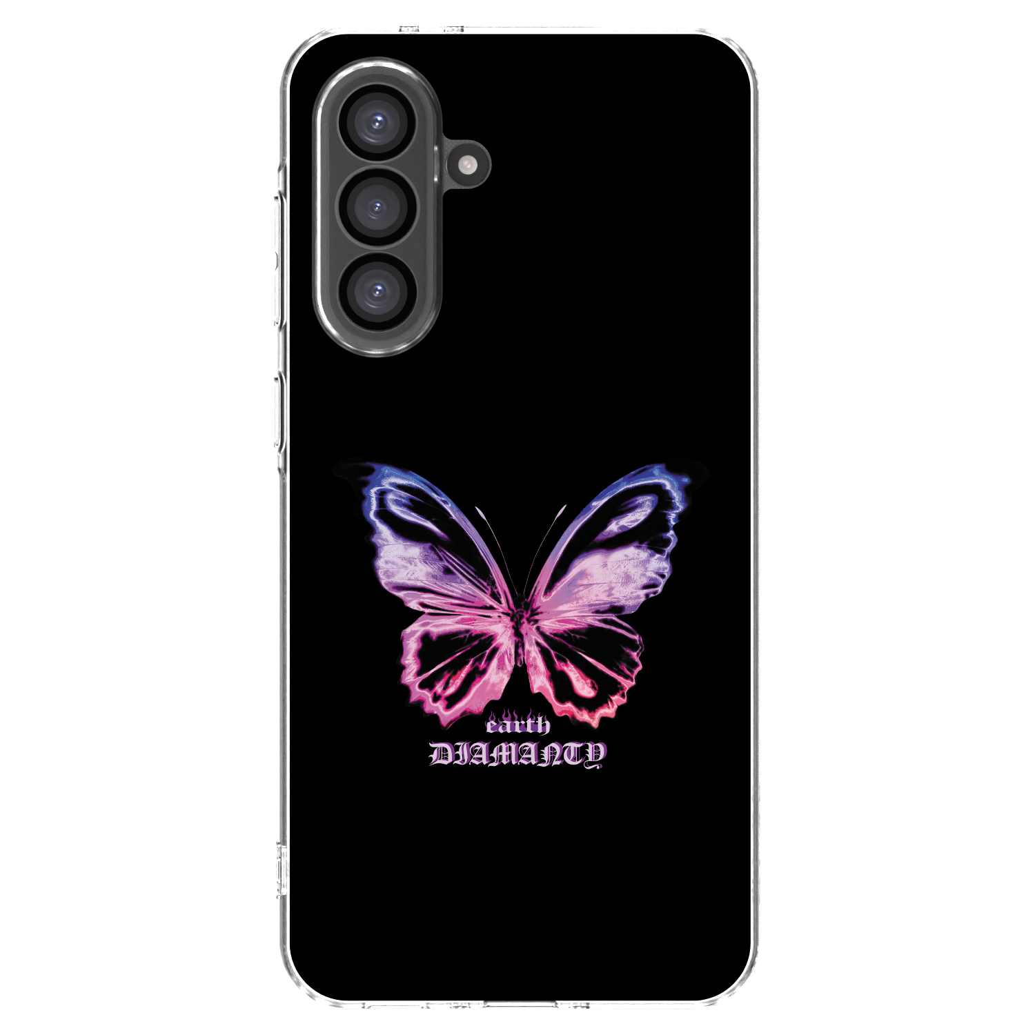Picasee silikonowe przeźroczyste etui na Samsung Galaxy A36 5G - Diamanty Purple