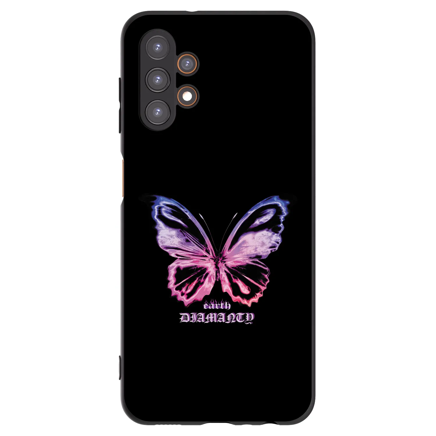 Picasee silikonowe czarne etui na Samsung Galaxy A13 5G - Diamanty Purple