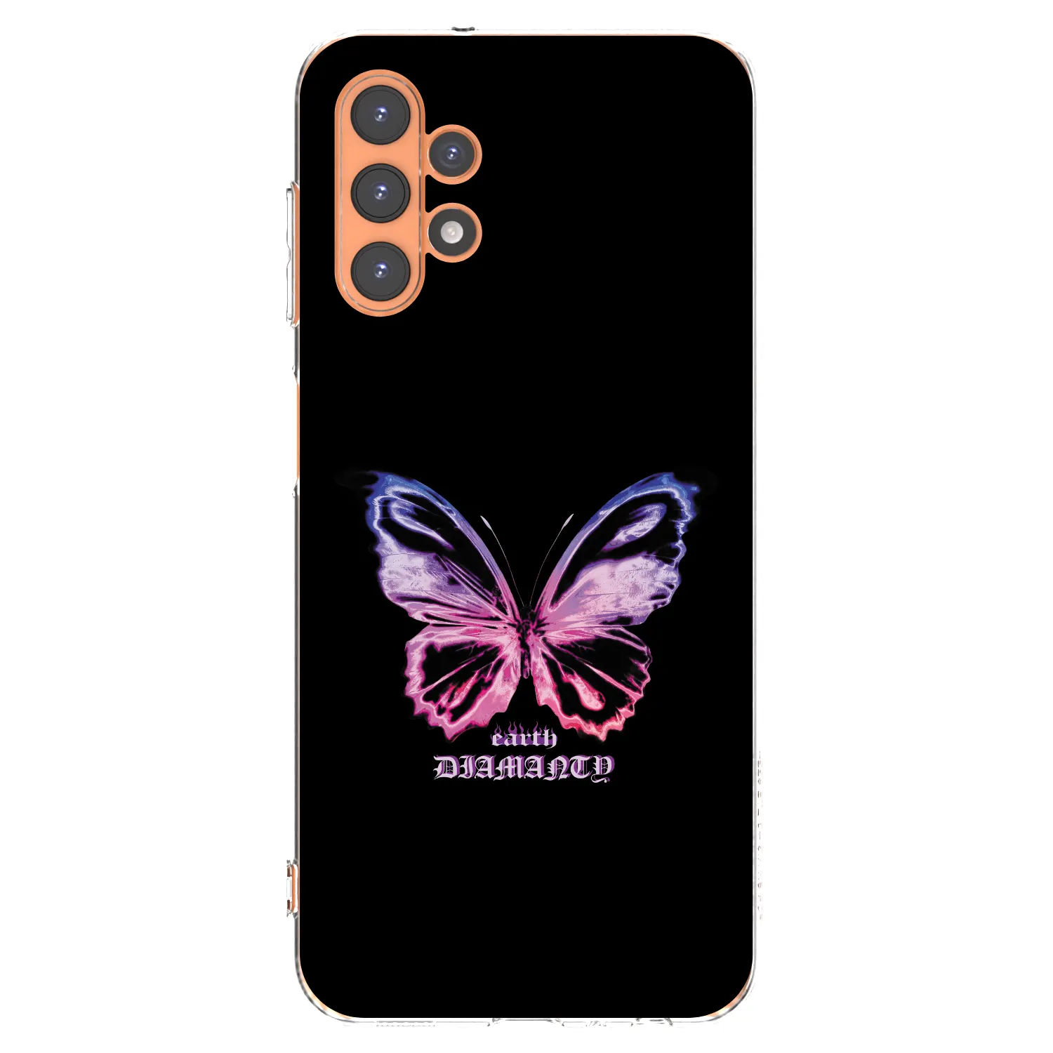 Picasee silikonowe przeźroczyste etui na Samsung Galaxy A13 5G - Diamanty Purple