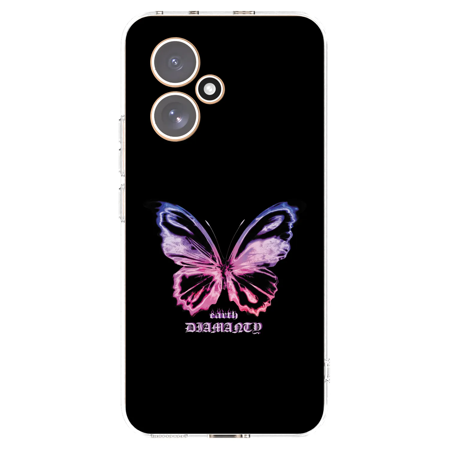 Picasee silikonowe przeźroczyste etui na Honor 400 5G - Diamanty Purple