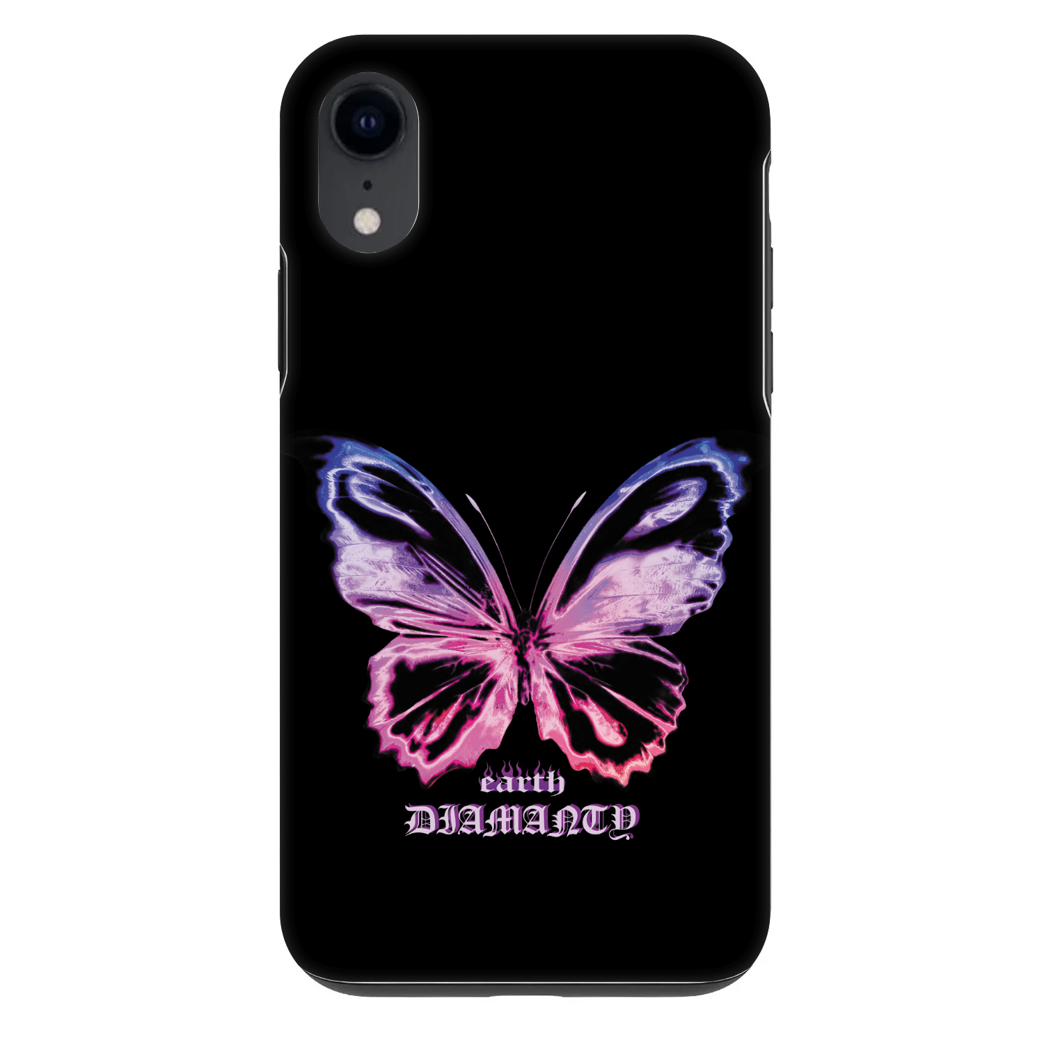 Picasee Fashion Case na Apple iPhone XR - Diamanty Purple
