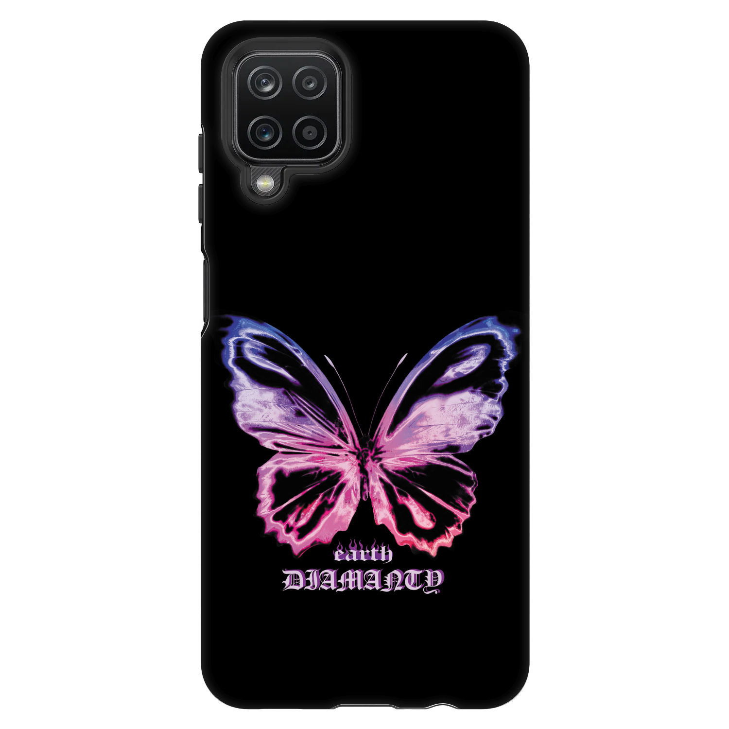 Picasee Fashion Case na Samsung Galaxy A12 A125F - Diamanty Purple