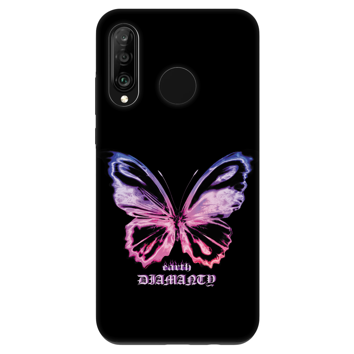 Picasee Fashion Case na Huawei P30 Lite - Diamanty Purple
