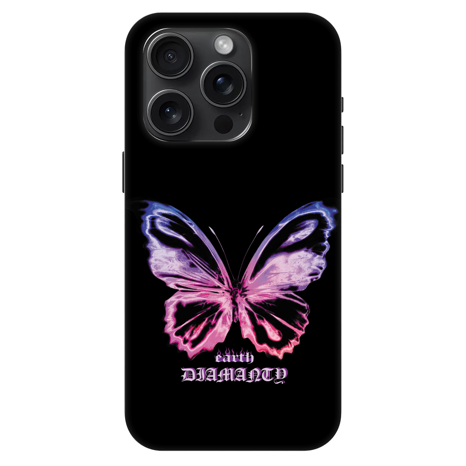 Picasee Fashion Case MagSafe na Apple iPhone 15 Pro - Diamanty Purple