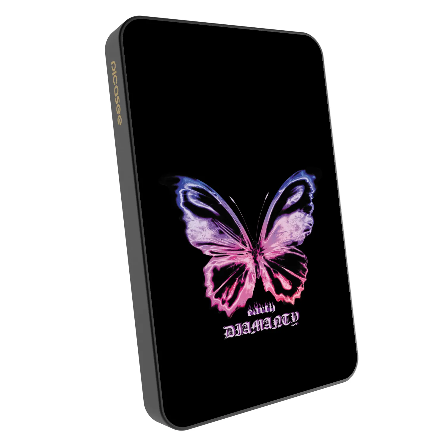 Picasee Powerbank z MagSafe 5 000 mAh Szary - Diamanty Purple