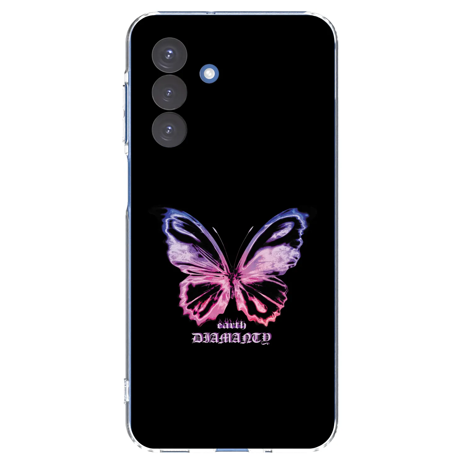 Picasee silikonowe przeźroczyste etui na Samsung Galaxy A17 5G - Diamanty Purple