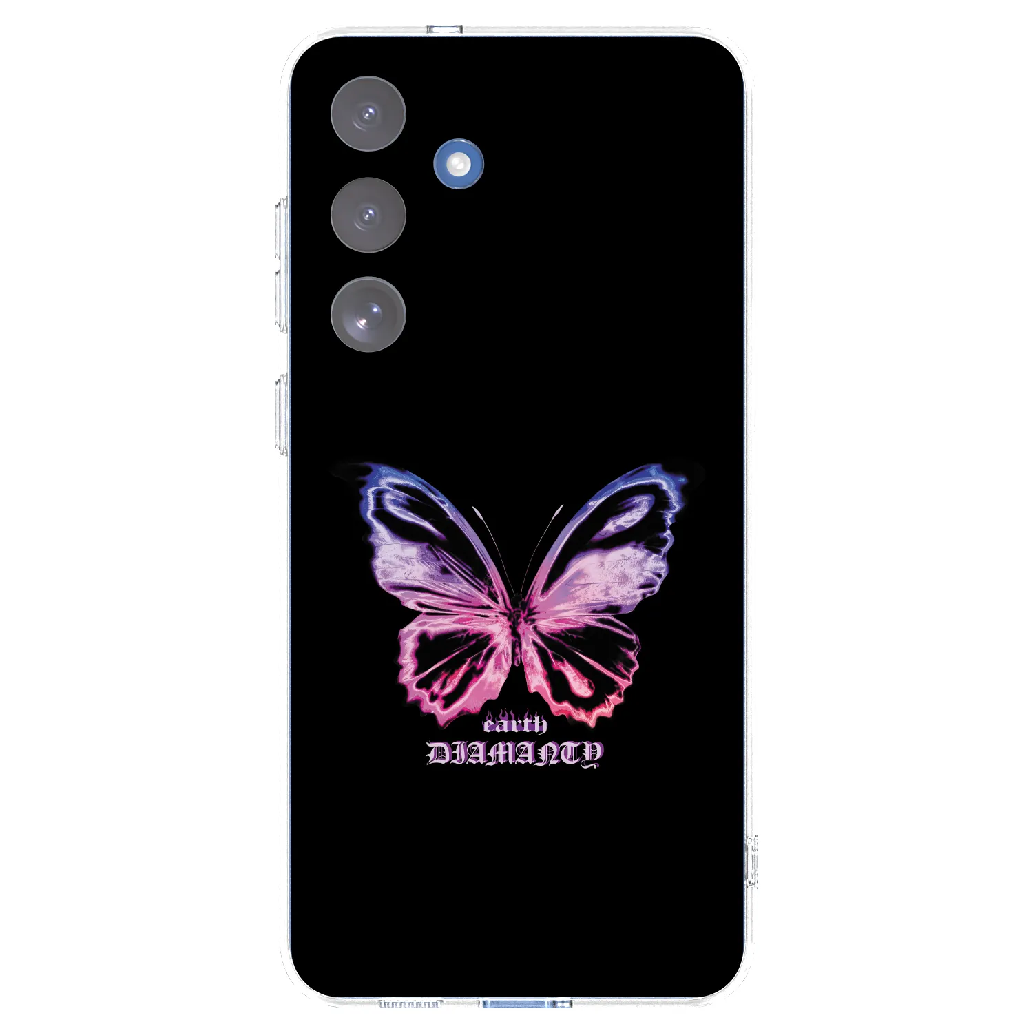 Picasee silikonowe przeźroczyste etui na Samsung Galaxy S25 FE 5G - Diamanty Purple