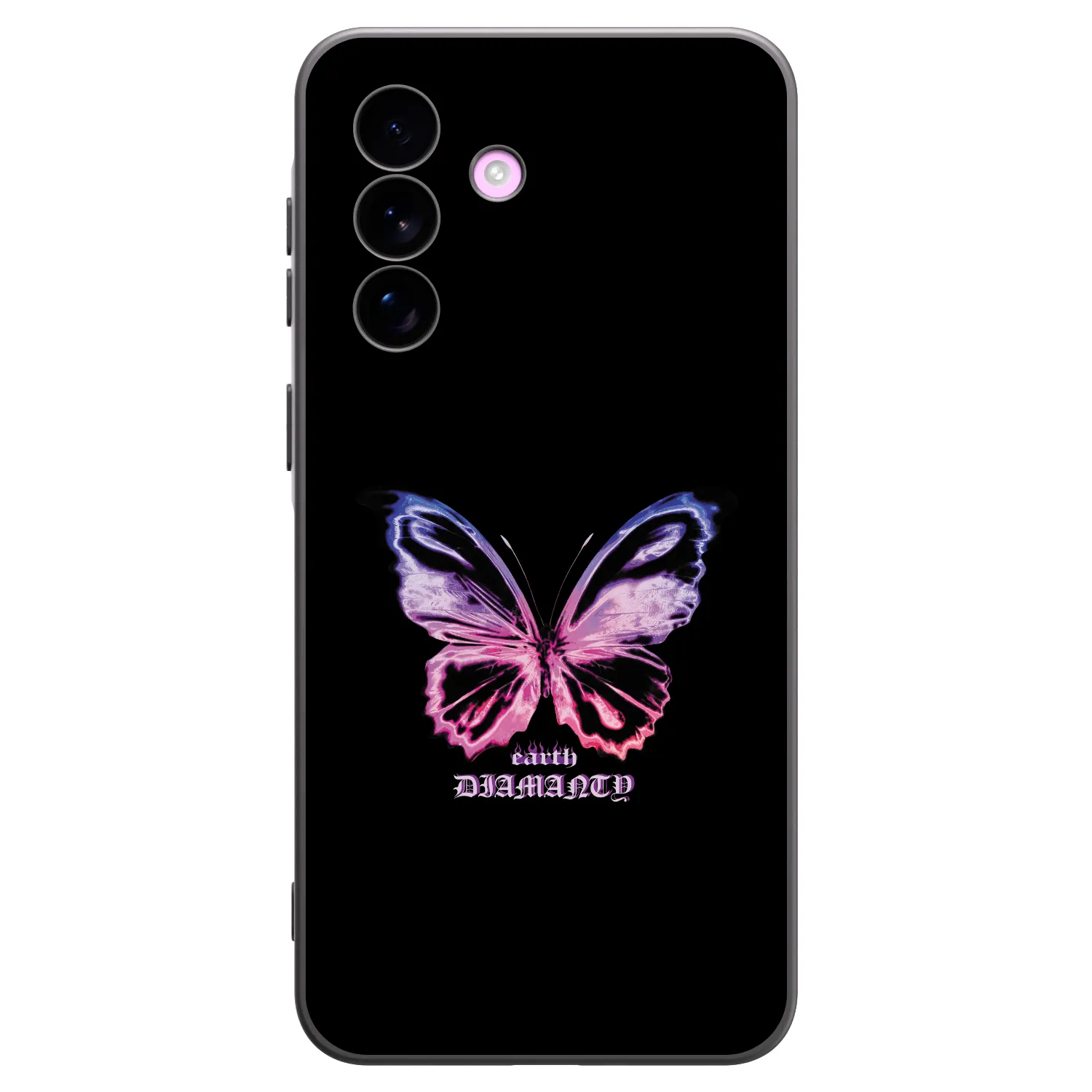 Picasee silikonowe czarne etui na Samsung Galaxy A57 5G - Diamanty Purple