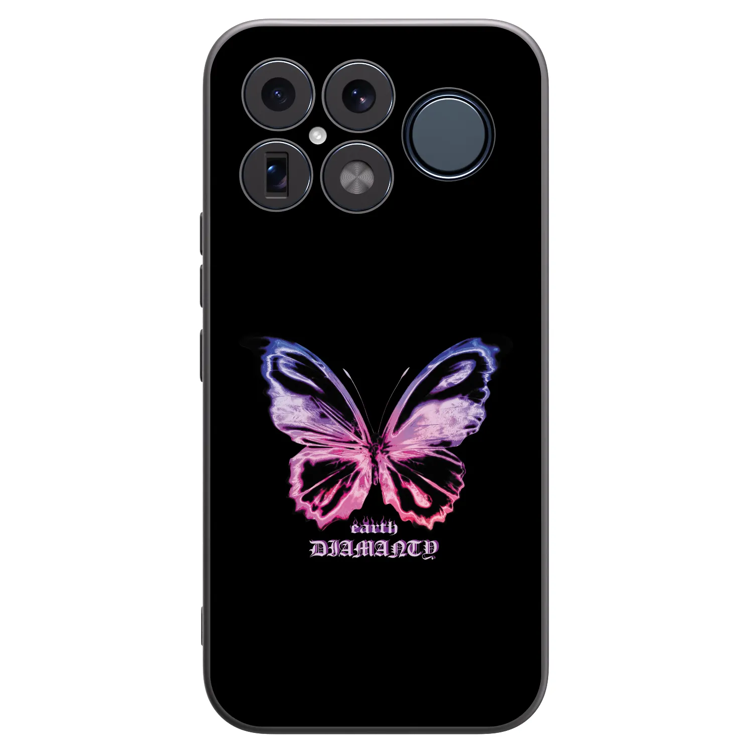 Picasee silikonowe czarne etui na Xiaomi Poco F8 Ultra - Diamanty Purple