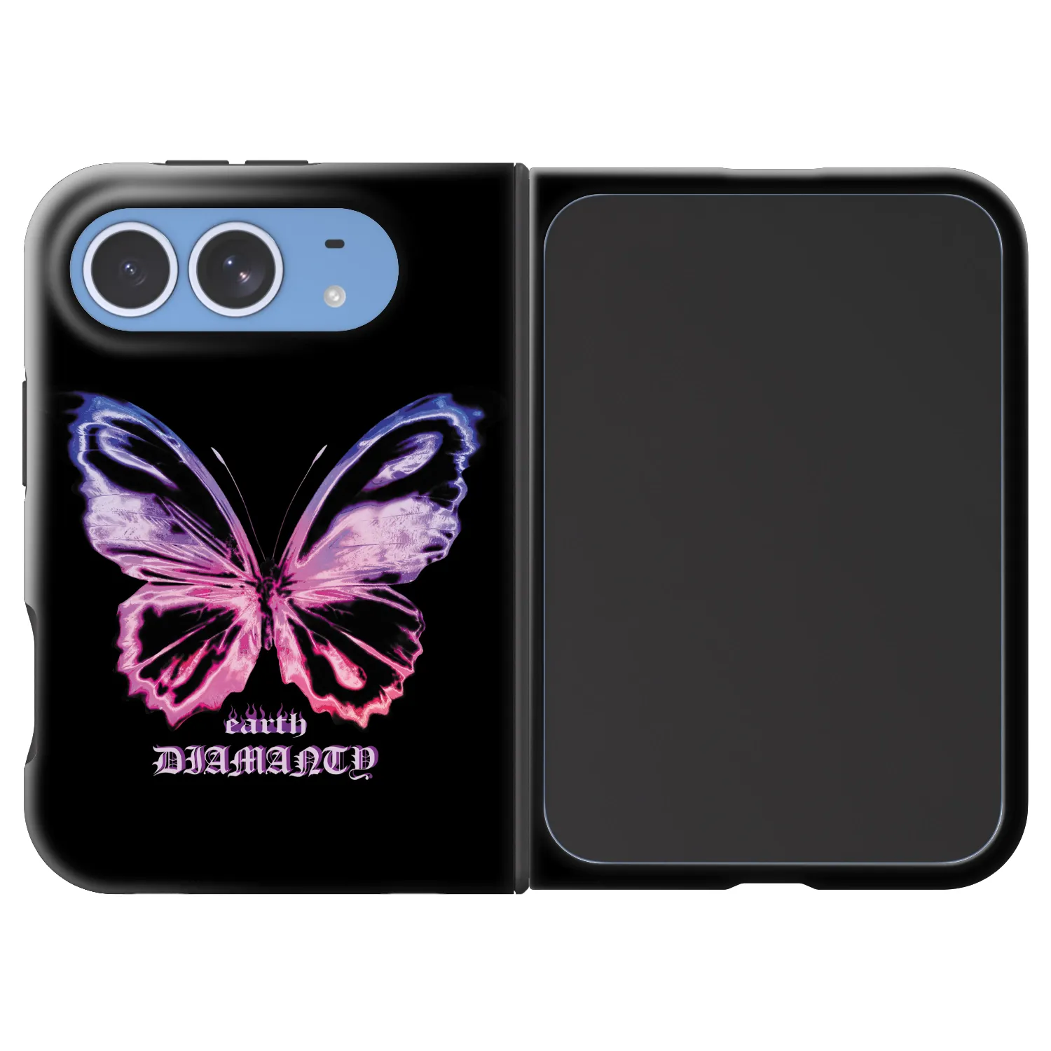 Picasee Fashion Case MagSafe na Apple iPhone Duo - Diamanty Purple