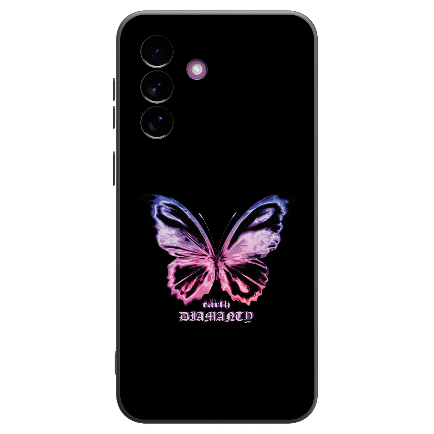 Picasee silikonowe czarne etui na Samsung Galaxy A37 - Diamanty Purple