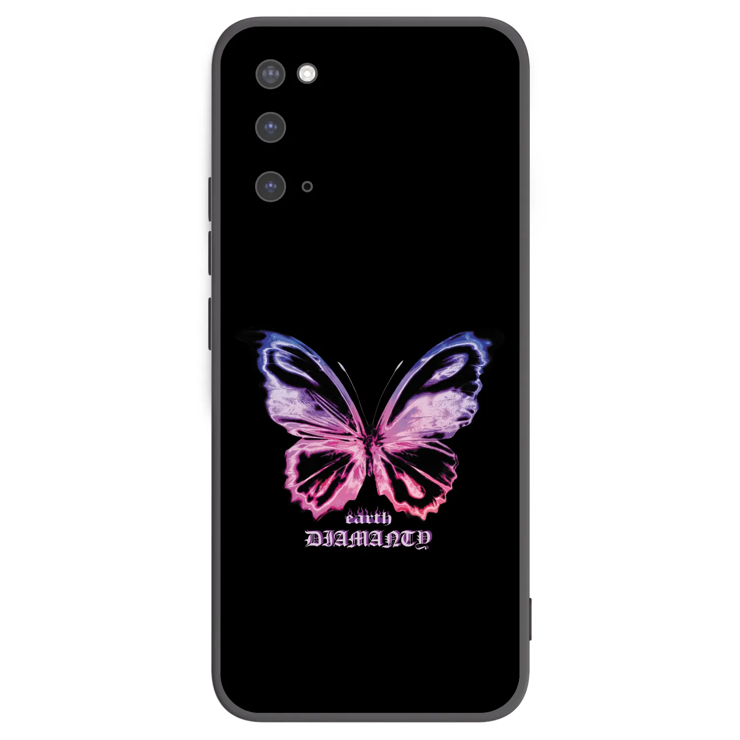Picasee silikonowe czarne etui na Samsung Galaxy S20 G980F - Diamanty Purple