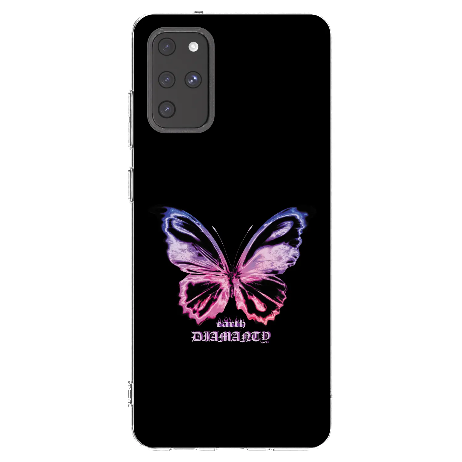 Picasee silikonowe przeźroczyste etui na Samsung Galaxy S20+ G985F - Diamanty Purple