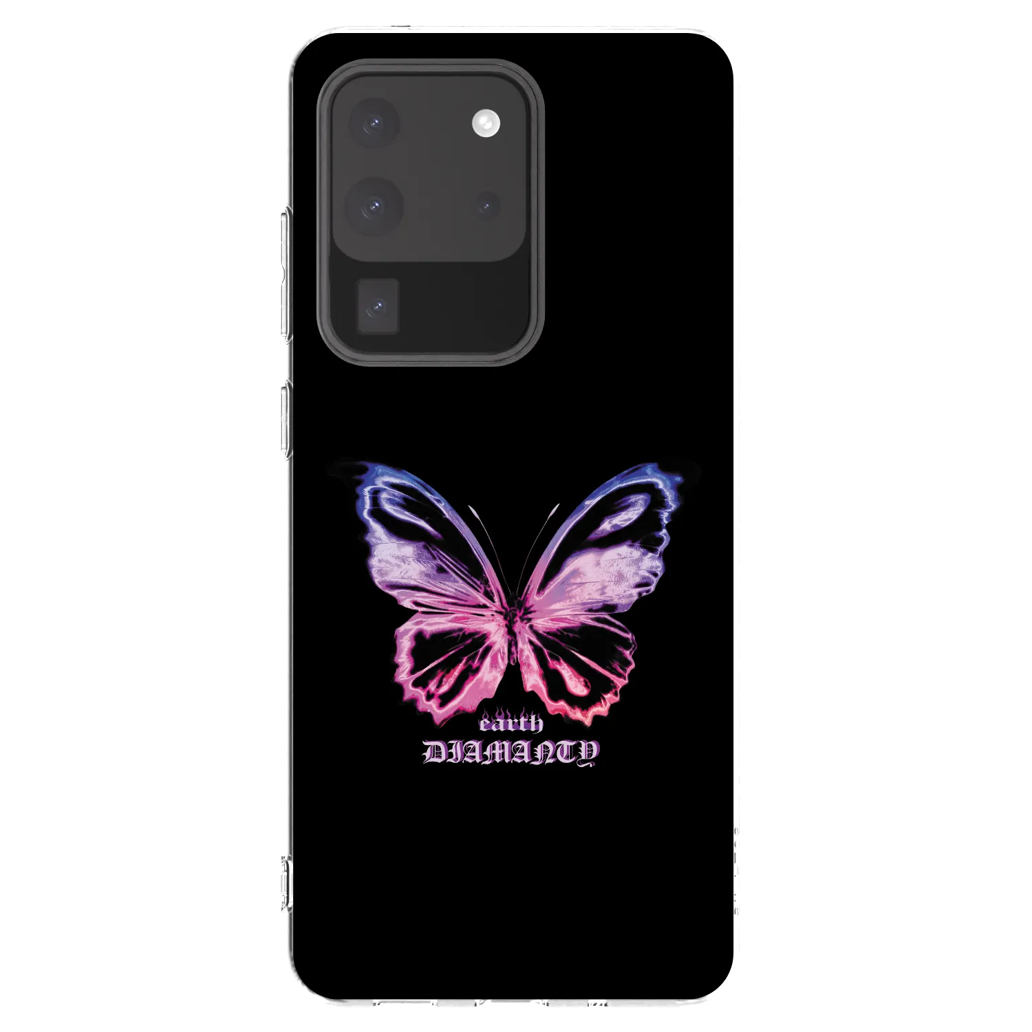 Picasee silikonowe przeźroczyste etui na Samsung Galaxy S20 Ultra 5G G988F - Diamanty Purple