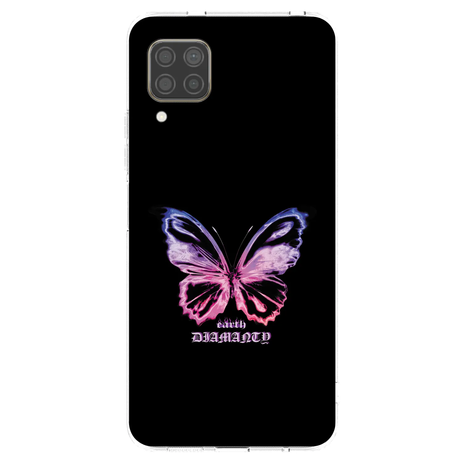 Picasee silikonowe przeźroczyste etui na Huawei P40 Lite - Diamanty Purple