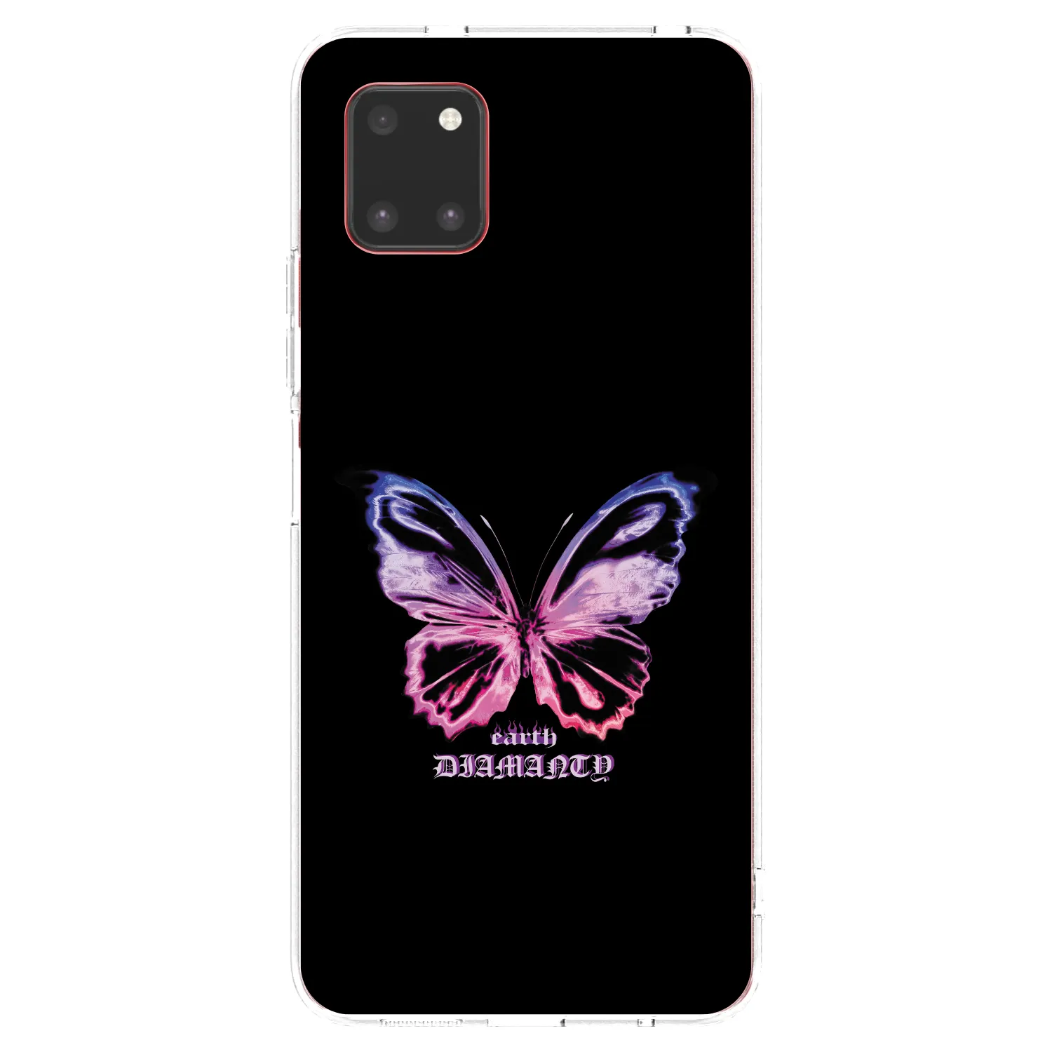 Picasee silikonowe przeźroczyste etui na Samsung Galaxy Note 10 Lite N770F - Diamanty Purple