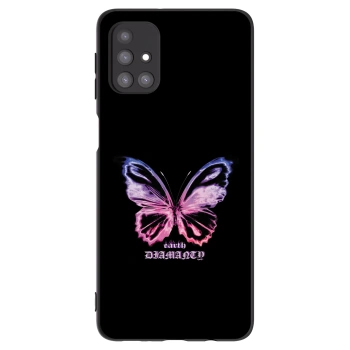 Etui na Samsung Galaxy M31s - Diamanty Purple