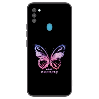 Etui na Samsung Galaxy M11 - Diamanty Purple