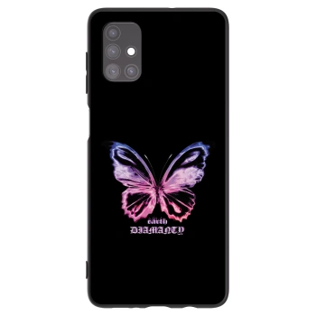 Etui na Samsung Galaxy M51 M515F - Diamanty Purple