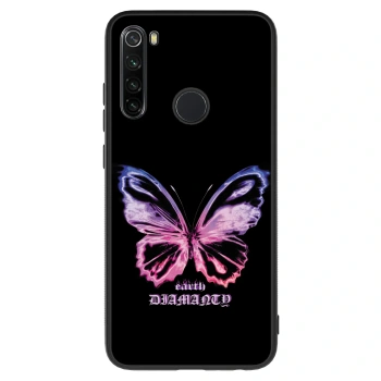 Etui na Xiaomi Redmi Note 8 - Diamanty Purple