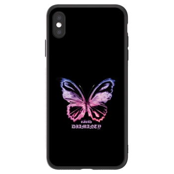 Picasee ULTIMATE CASE na Apple iPhone XS Max - Diamanty Purple