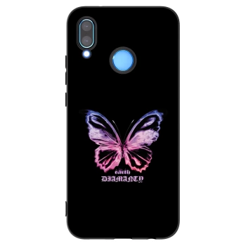 Picasee silikonowe czarne etui na Huawei P20 Lite - Diamanty Purple