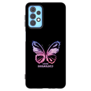 Etui na Samsung Galaxy A32 4G SM-A325F - Diamanty Purple