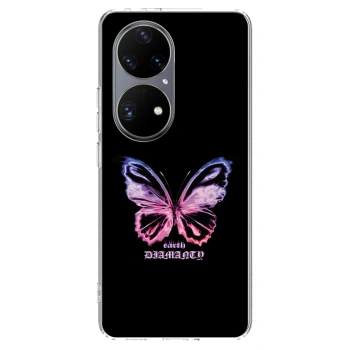 Etui na Huawei P50 - Diamanty Purple