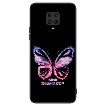 Etui na Xiaomi Redmi Note 9S - Diamanty Purple