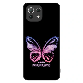 Etui na Xiaomi 11 Lite 5G NE - Diamanty Purple