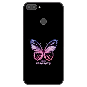 Etui na Huawei P Smart - Diamanty Purple