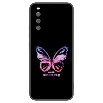 Etui na Sony Xperia 10 IV 5G - Diamanty Purple