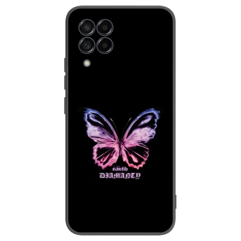 Etui na Samsung Galaxy M53 5G - Diamanty Purple
